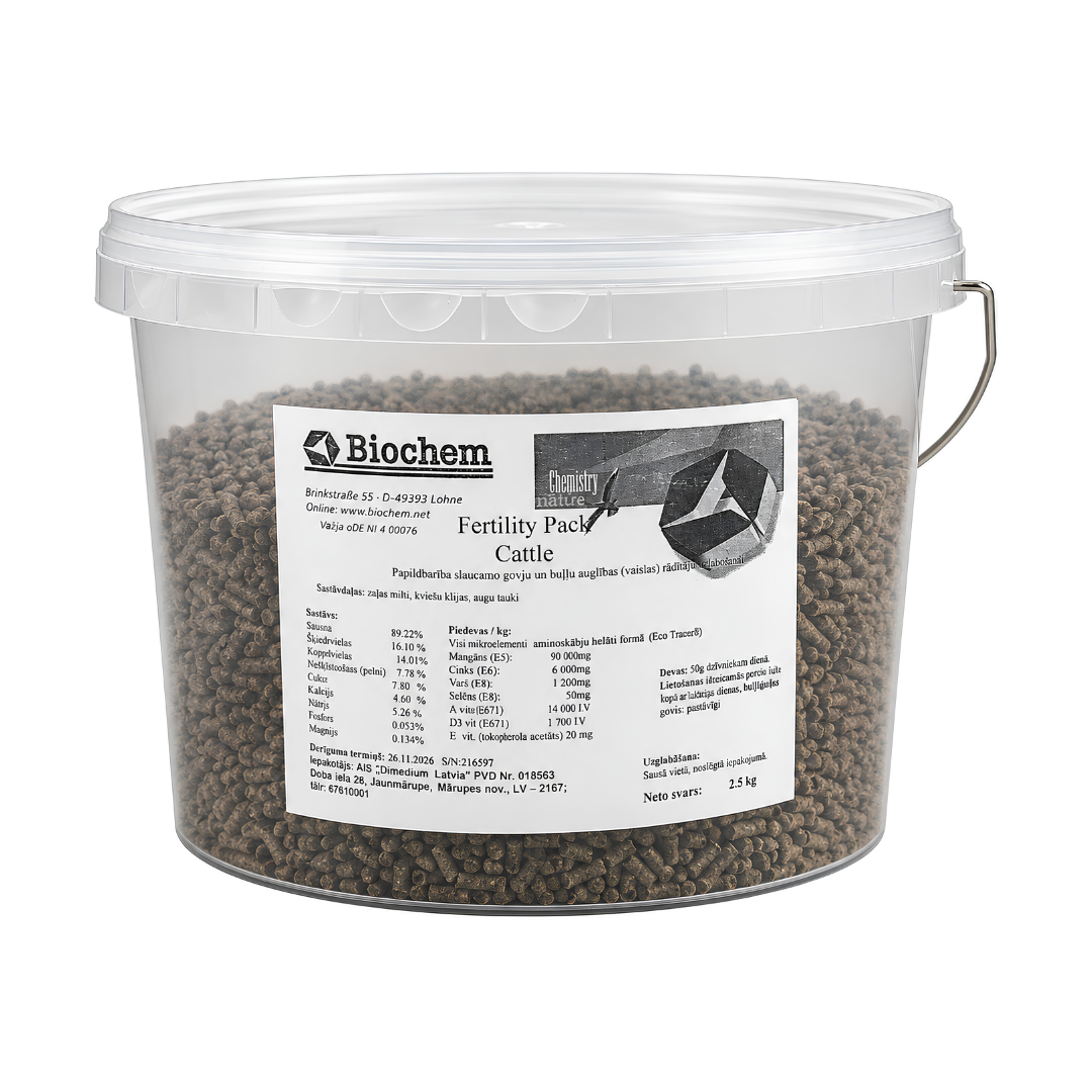 Papildbarība liellopiem Fertility Pack Cattle 2.5 kg