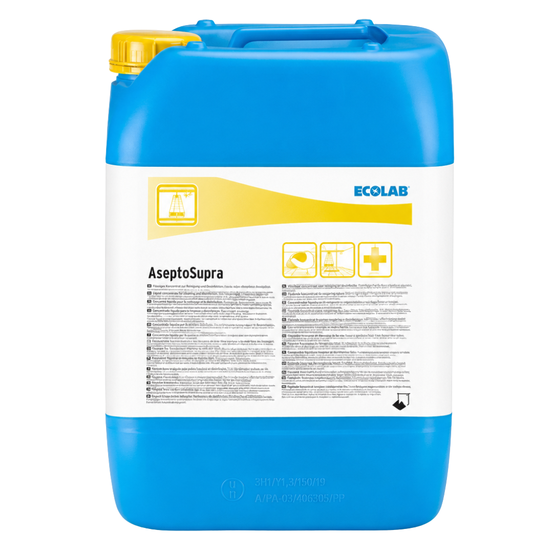 Dezinfekcijas un tīrīšanas līdzeklis Ecolab AseptoSupra 24 kg