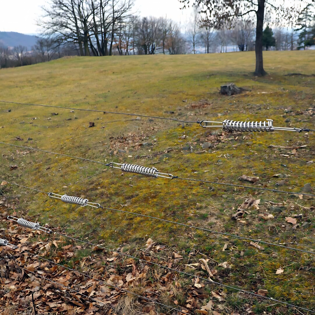 Elektriskā gana stieples spriegošanas atspere 435 mm