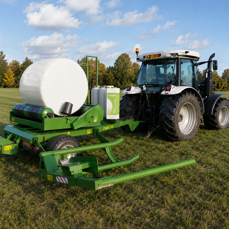 Ruļļu ietināmā plēve Folgos 750 mm × 1500 m balta