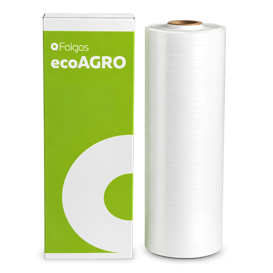 Ruļļu ietināmā plēve Folgos 750 mm × 1500 m balta