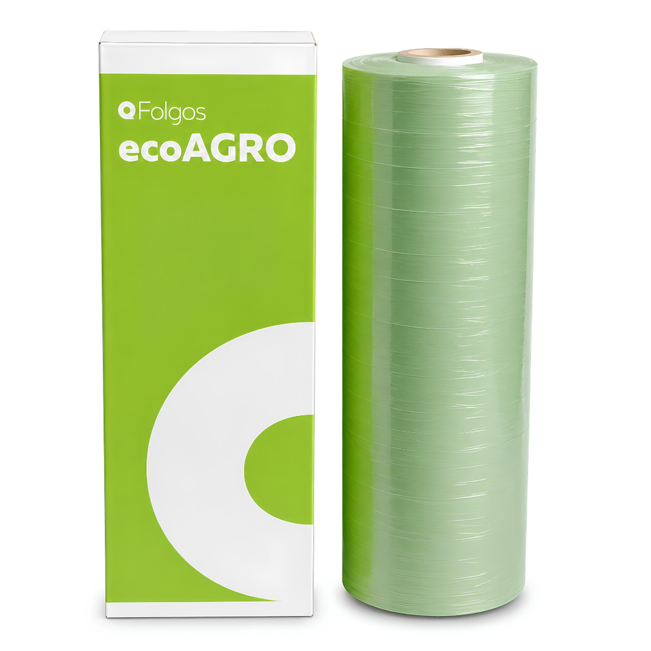 Ruļļu ietināmā plēve Folgos 750 mm × 1500 m zaļa