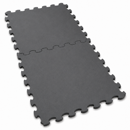 Gumijas plāksne Puzle SBR 105 × 105 cm × 22 mm melna