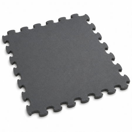 Gumijas plāksne Puzle SBR 105 × 105 cm melna