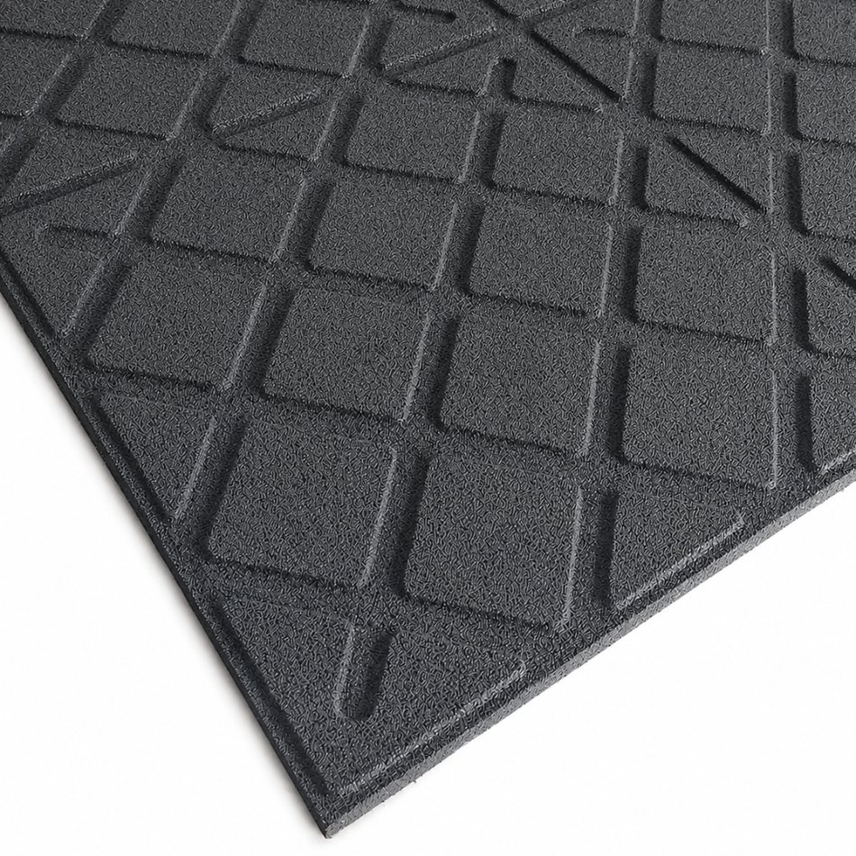 Rubber sheet SBR 100 × 100 cm black