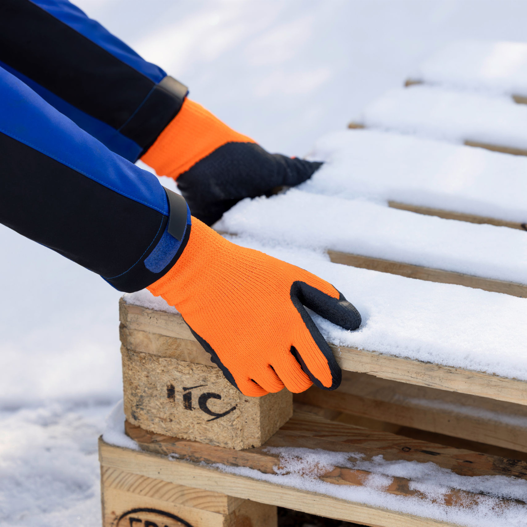 Ziemas darba cimdi Kerbl SnowGrip