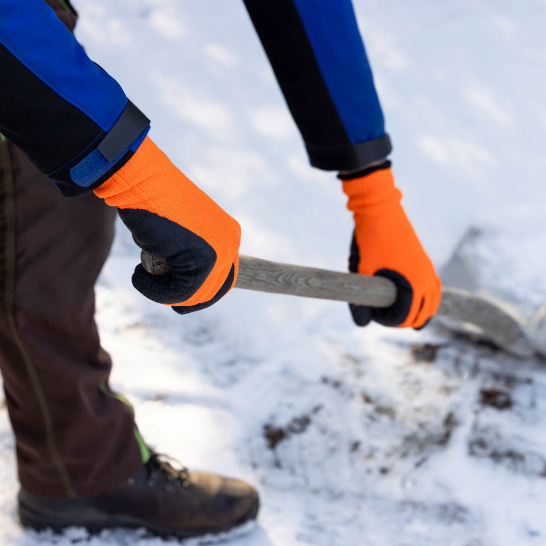 Ziemas darba cimdi Kerbl SnowGrip