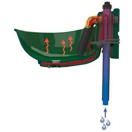 Apsildāma dzirdne Kerbl HP20