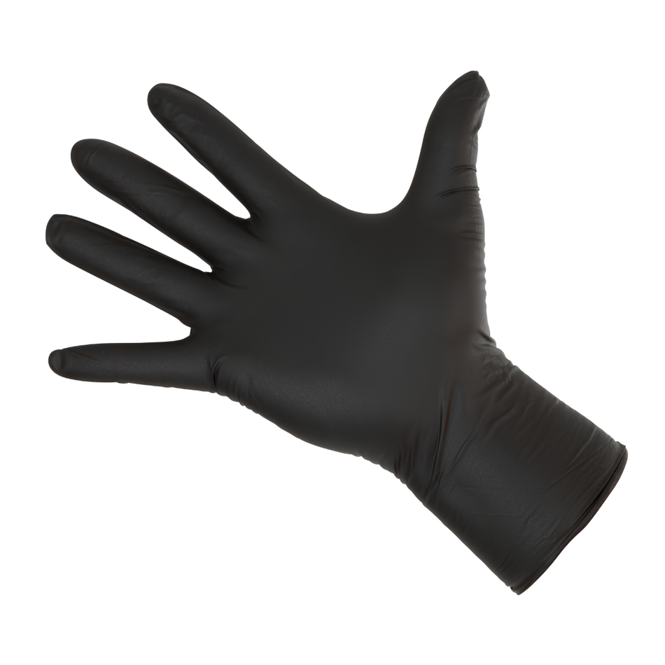Disposable nitrile gloves Nitril Long black 50 pcs.