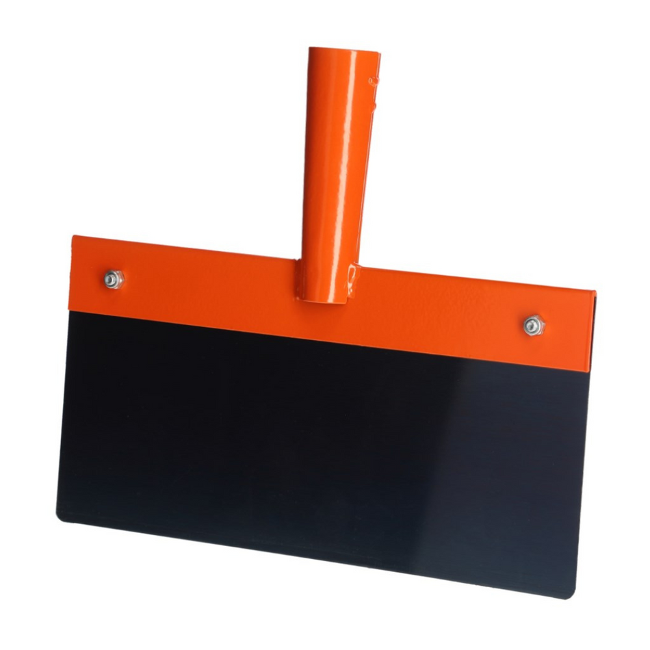 Manure scraper with handle, steel, 30 cm