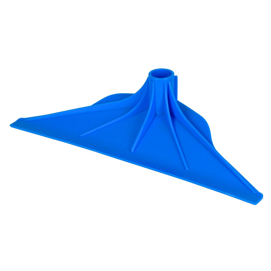 Kūtsmēslu skrāpis 36 cm, plastmasas, zils