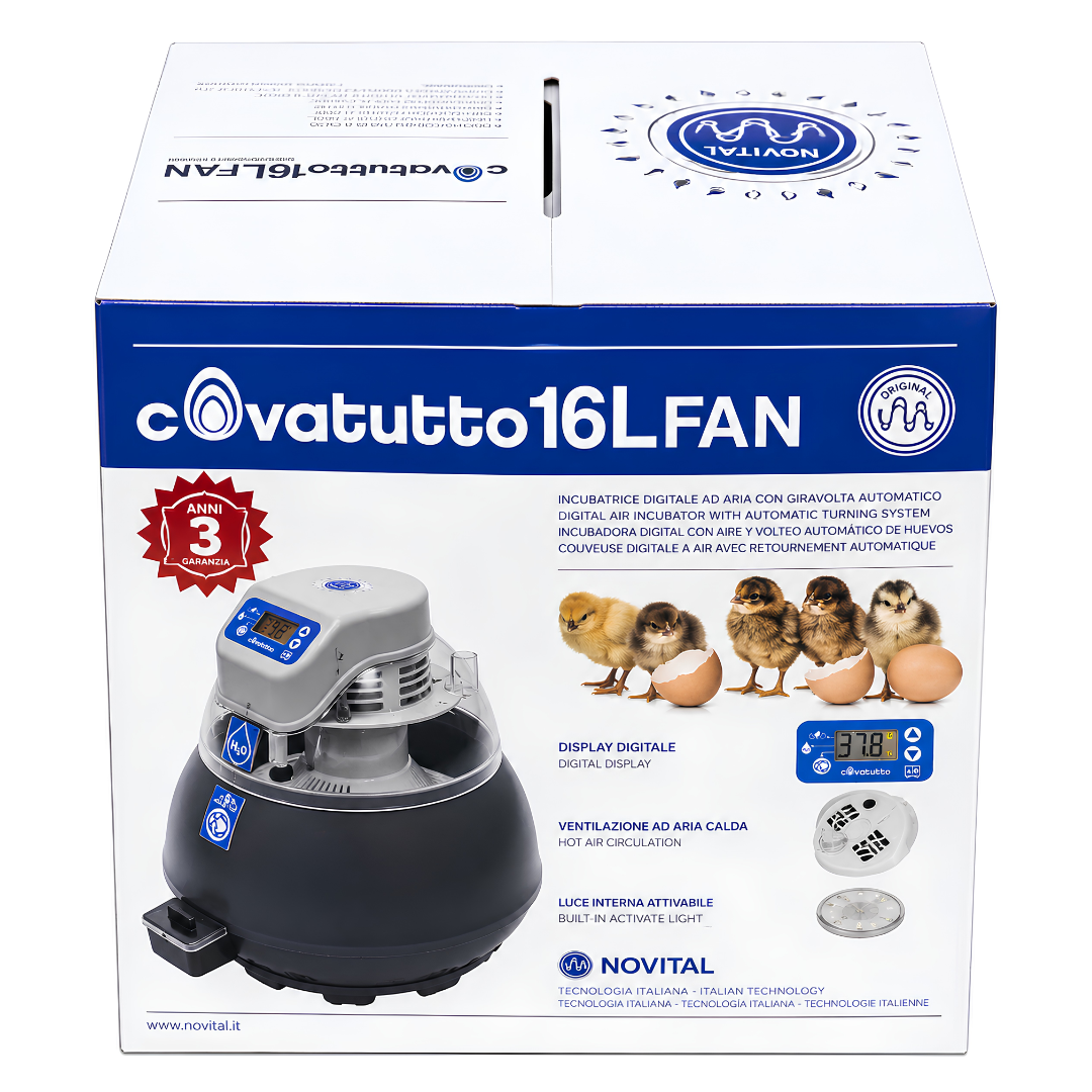 Olu inkubators Novital Covatutto 16L Fan
