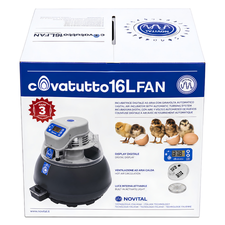 Olu inkubators Novital Covatutto 16L Fan