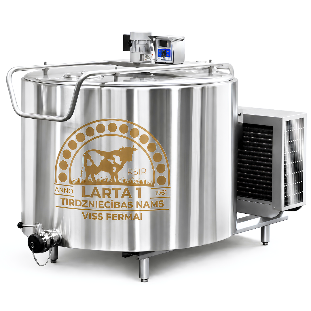 Piena dzesētājs Larta VC 4 slaukšanām 400 – 2500 l