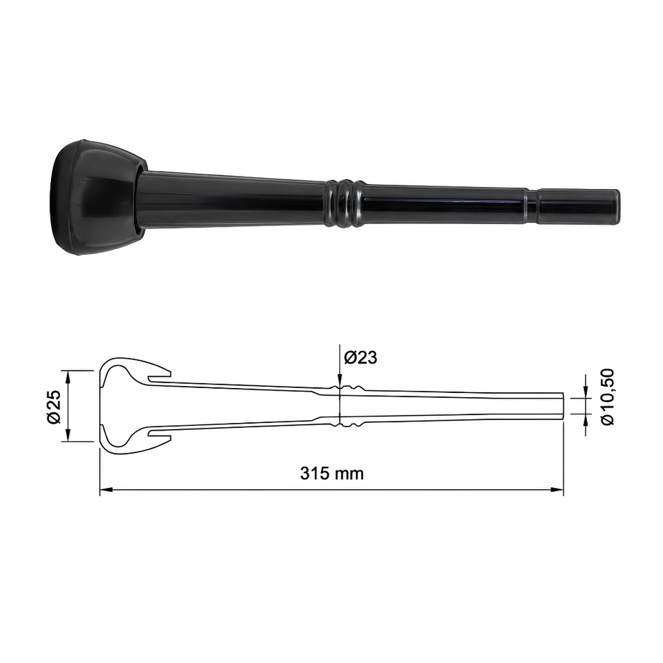 Pupu gumija DeLaval 960011-01 1169 315 mm