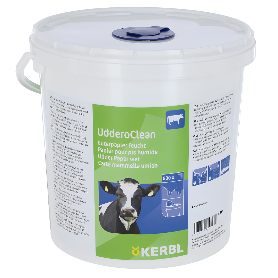 Mitrās tesmeņa tīrīšanas salvetes UdderoClean 800 gab.