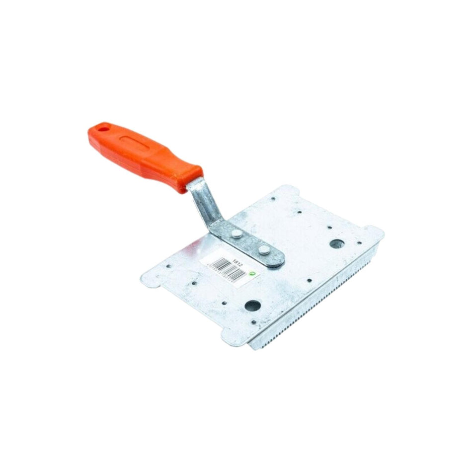 Metal scraper for cattle, 10 x 14.5 cm